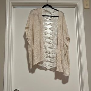Cream cardigan